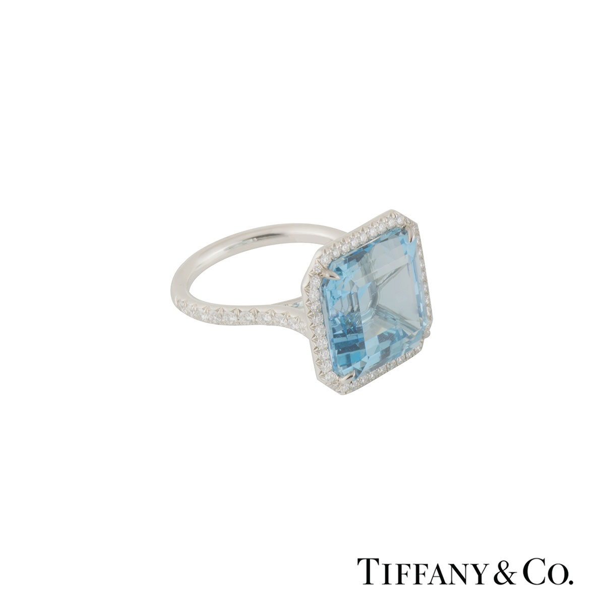 tiffany & co aquamarine ring